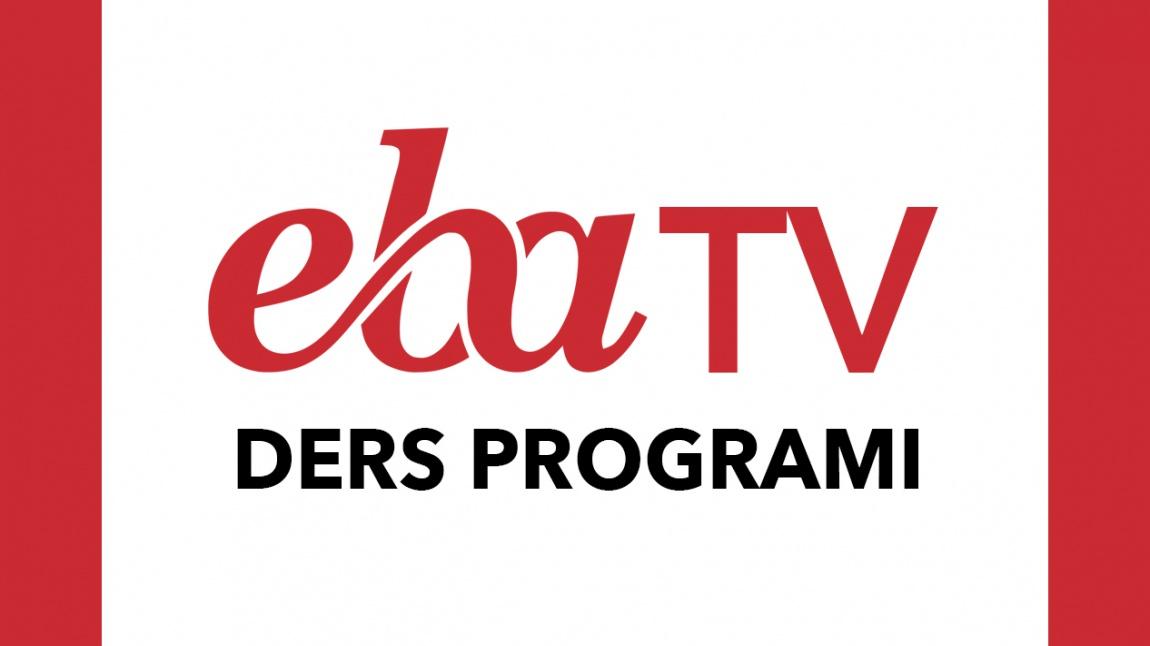 24 - 30 MAYIS EBA TV CANLI DERS PROGRAMI